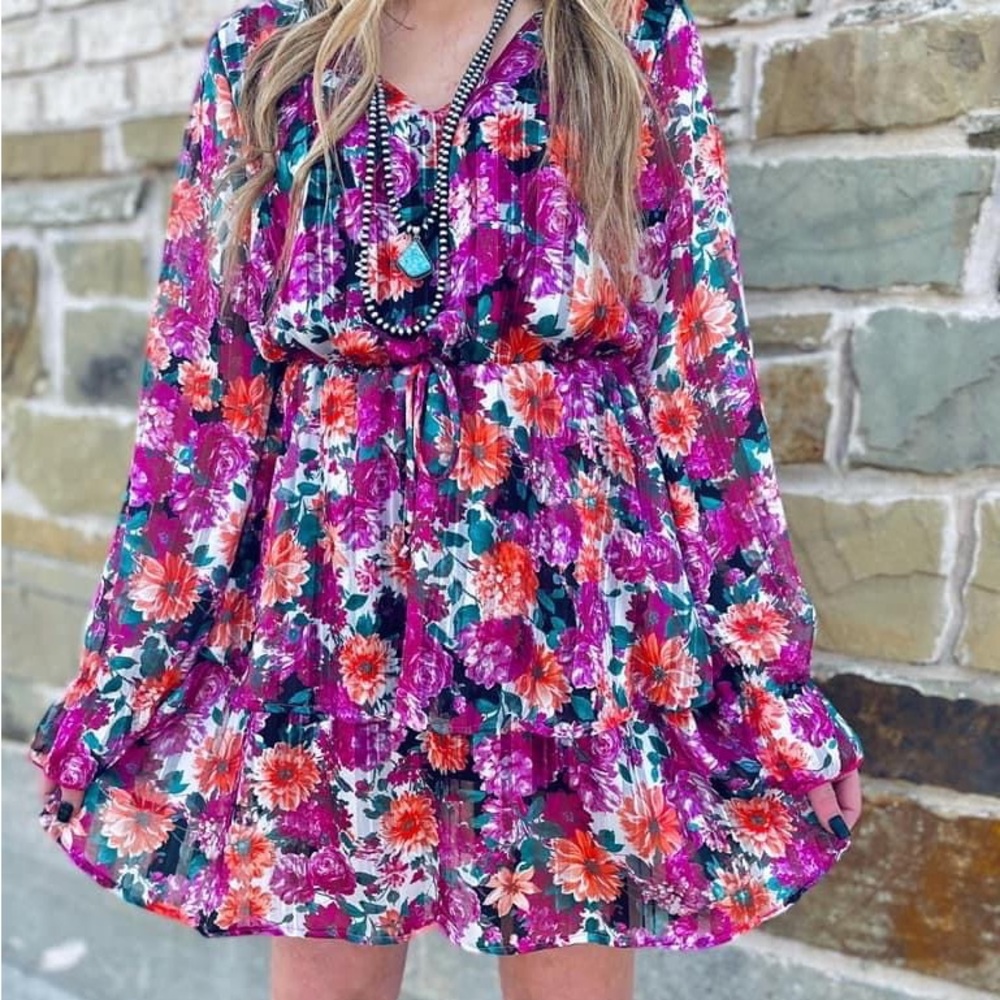 Coral dress